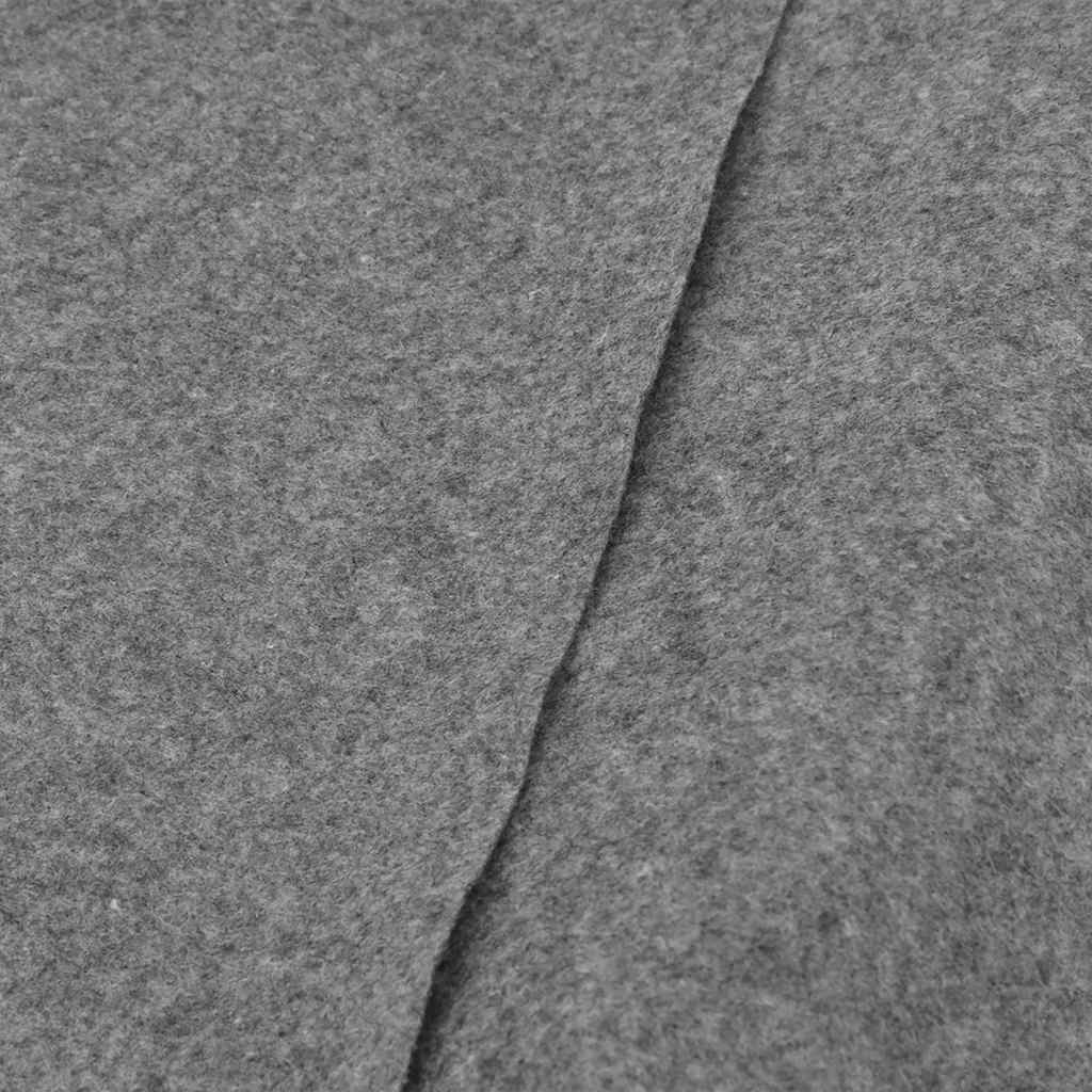 Zwembadgrondzeil Ø550 cm polyester geotextiel lichtgrijs is nu te koop bij PeponiXL, paradijselijk wonen!