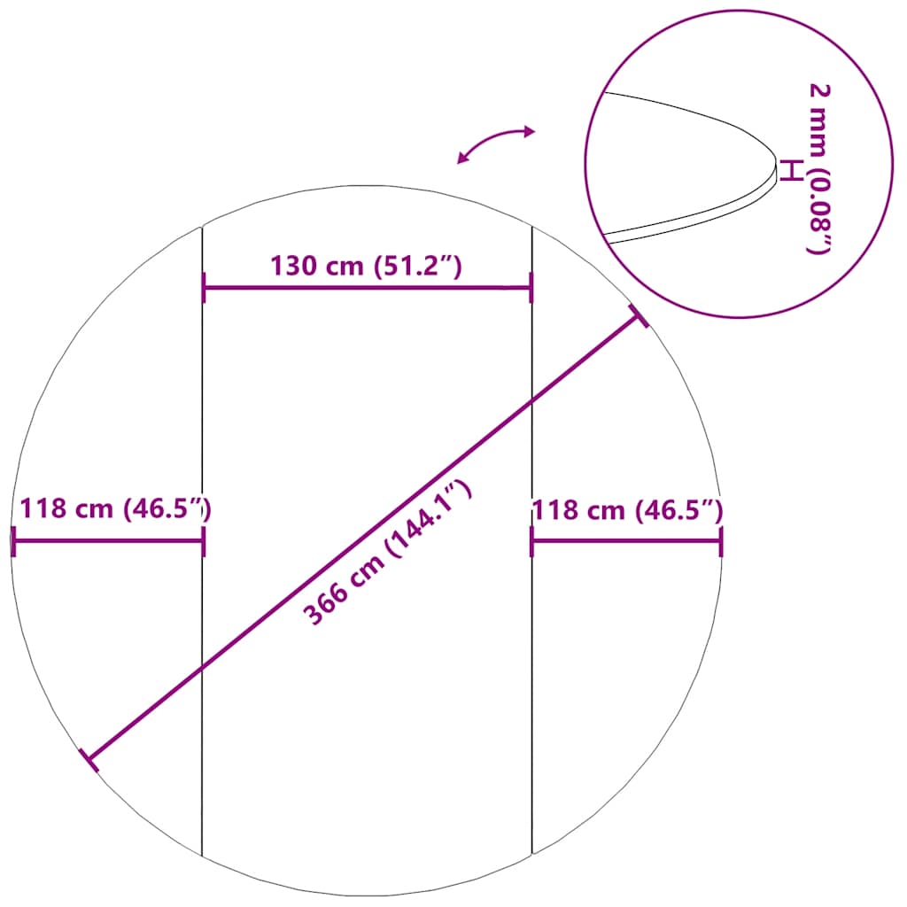 Zwembadgrondzeil Ø366 cm polyester geotextiel lichtgrijs is nu te koop bij PeponiXL, paradijselijk wonen!