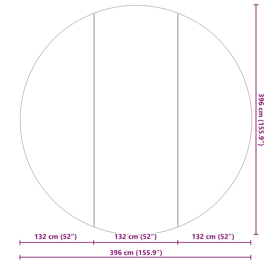 Zwembadgrondzeil Ø396 cm polyester geotextiel lichtgrijs is nu te koop bij PeponiXL, paradijselijk wonen!