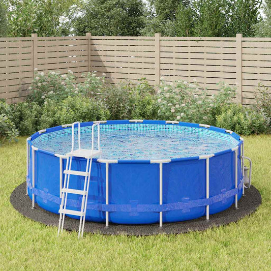 Zwembadgrondzeil Ø428 cm polyester geotextiel lichtgrijs is nu te koop bij PeponiXL, paradijselijk wonen!