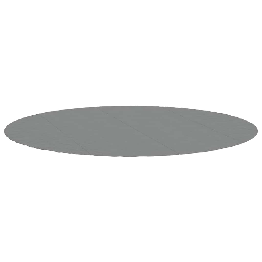 Zwembadgrondzeil Ø458 cm polyester geotextiel lichtgrijs is nu te koop bij PeponiXL, paradijselijk wonen!