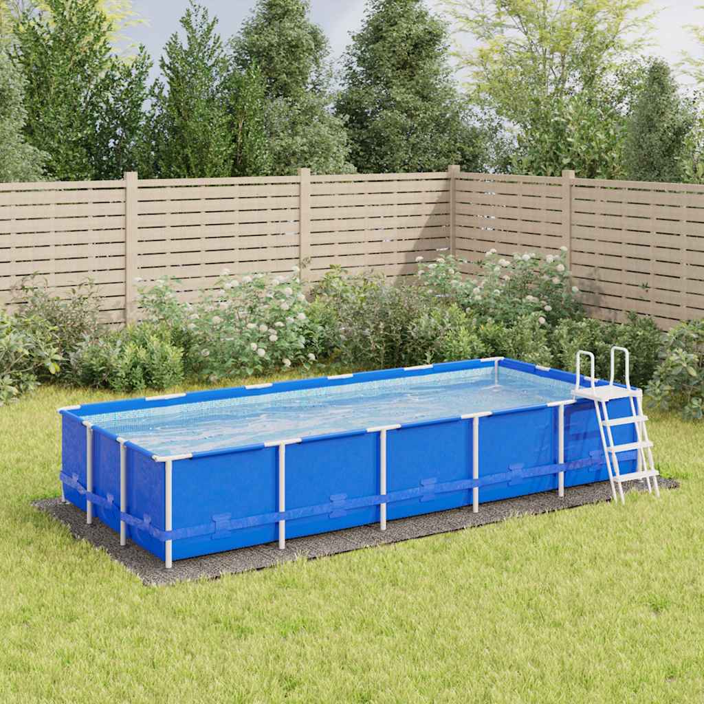 Zwembadgrondzeil 550x280 cm polyester geotextiel lichtgrijs is nu te koop bij PeponiXL, paradijselijk wonen!