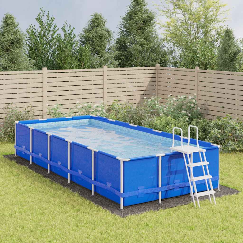 Zwembadgrondzeil 750x370 cm polyester geotextiel lichtgrijs is nu te koop bij PeponiXL, paradijselijk wonen!