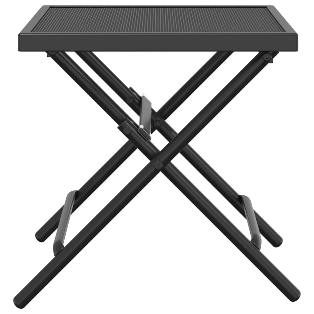 Tuintafel 38x38x38 cm staalgaas antracietkleurig is nu te koop bij PeponiXL, paradijselijk wonen!