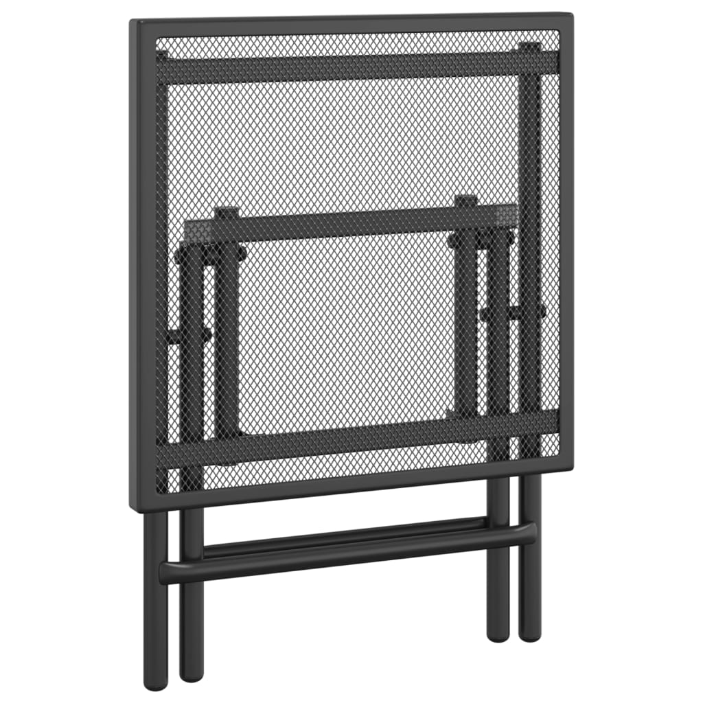 Tuintafel 38x38x38 cm staalgaas antracietkleurig is nu te koop bij PeponiXL, paradijselijk wonen!