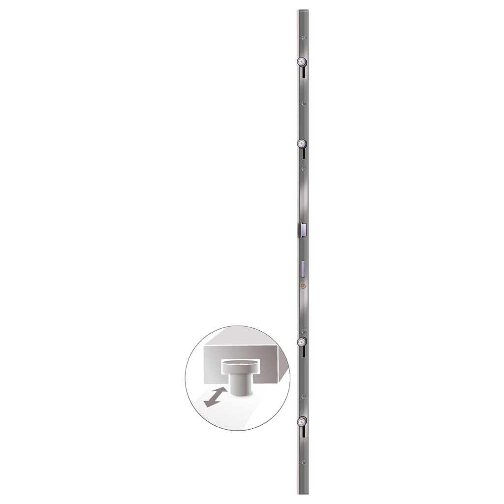 Voordeur 98x200 cm PVC wit is nu te koop bij PeponiXL, paradijselijk wonen!