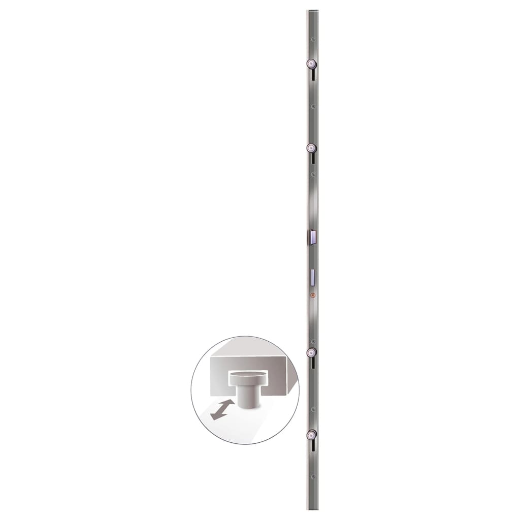 Voordeur 98x208 cm PVC wit is nu te koop bij PeponiXL, paradijselijk wonen!