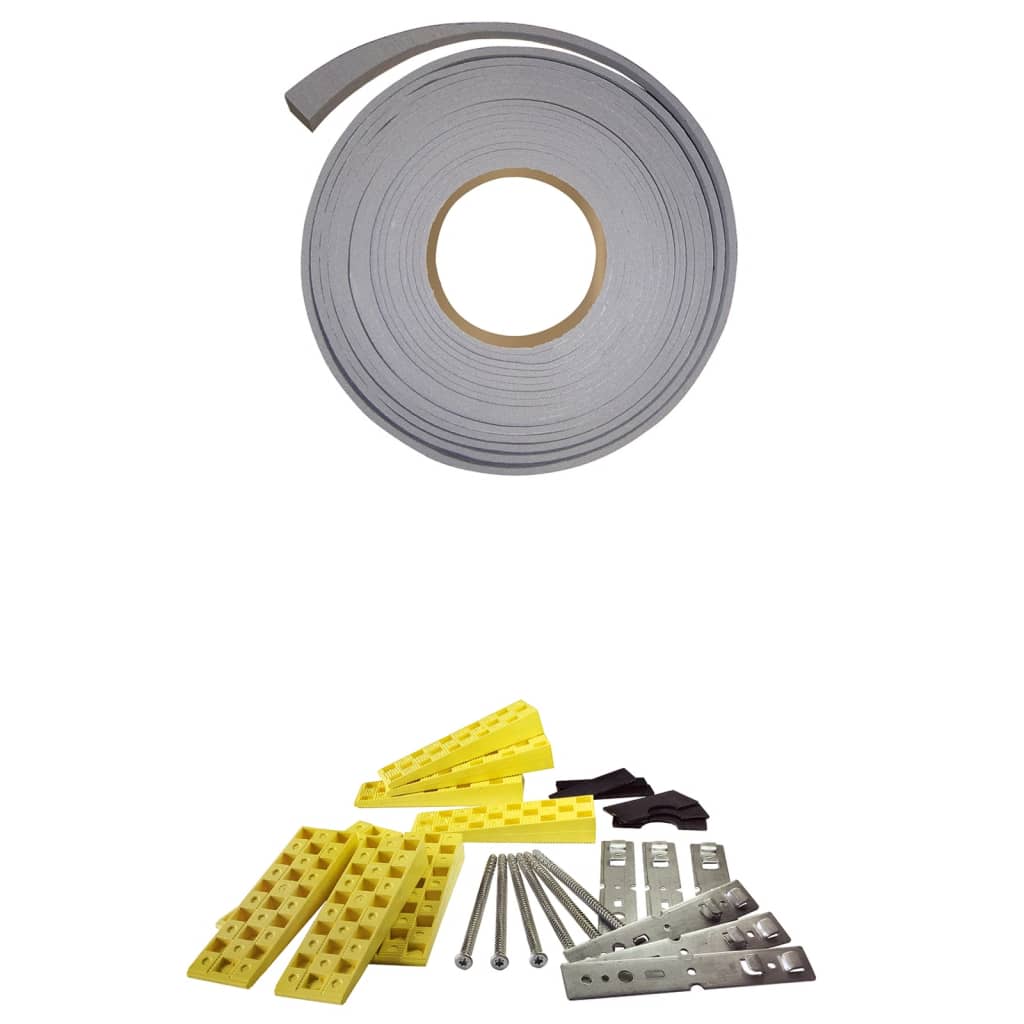 Voordeur 98x200 cm PVC wit is nu te koop bij PeponiXL, paradijselijk wonen!