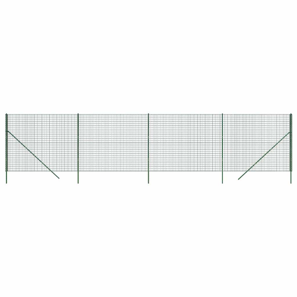 Draadgaashek 1,8x10 m gegalvaniseerd staal groen is nu te koop bij PeponiXL, paradijselijk wonen!