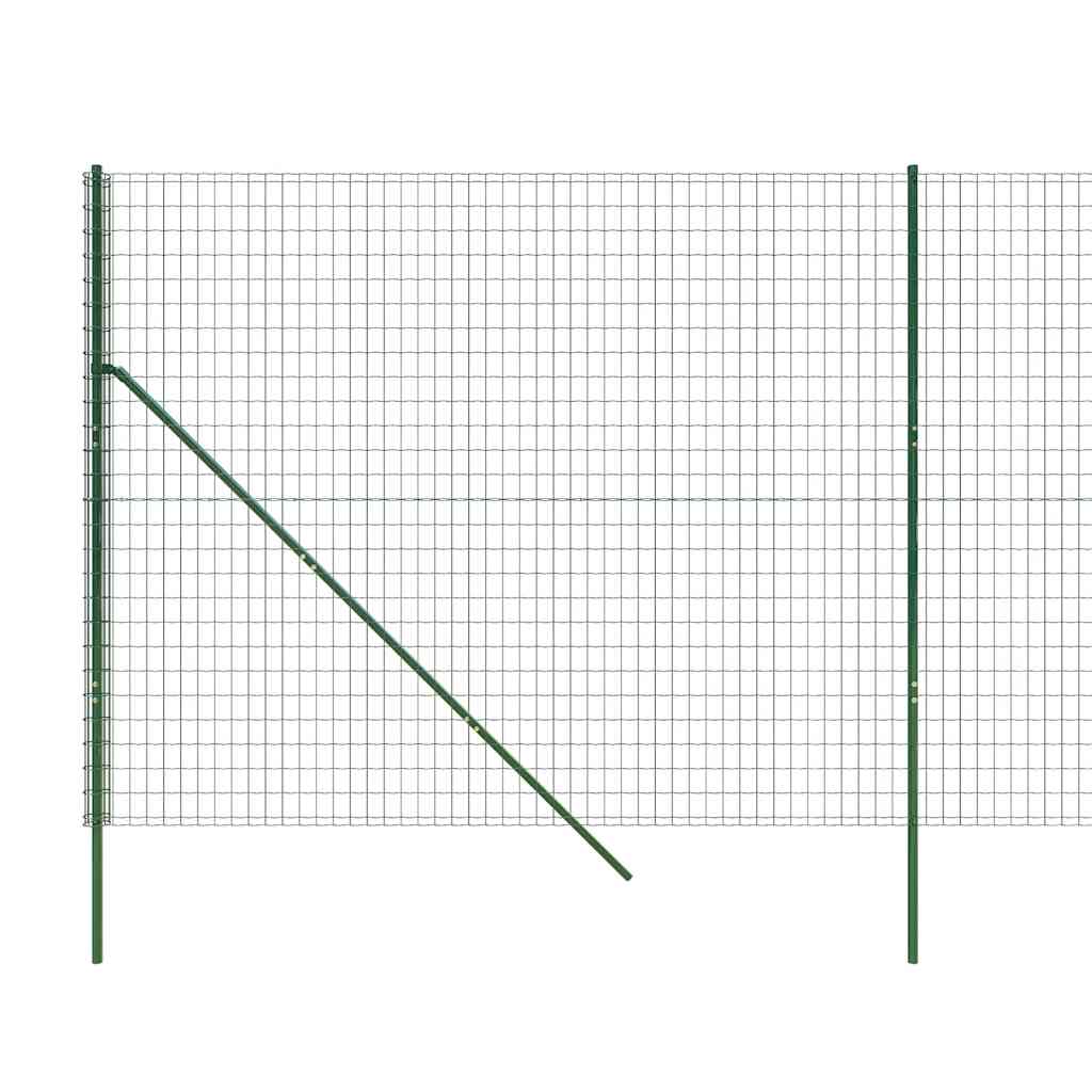 Draadgaashek 1,8x10 m gegalvaniseerd staal groen is nu te koop bij PeponiXL, paradijselijk wonen!