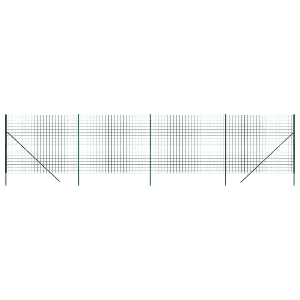 Draadgaashek 1,8x10 m gegalvaniseerd staal groen is nu te koop bij PeponiXL, paradijselijk wonen!