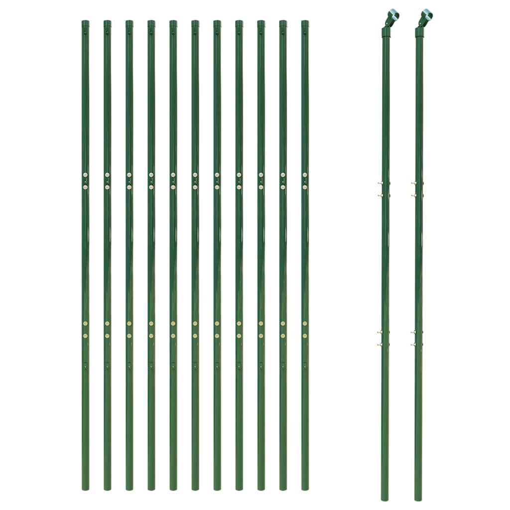 Draadgaashek 1,8x25 m gegalvaniseerd staal groen is nu te koop bij PeponiXL, paradijselijk wonen!