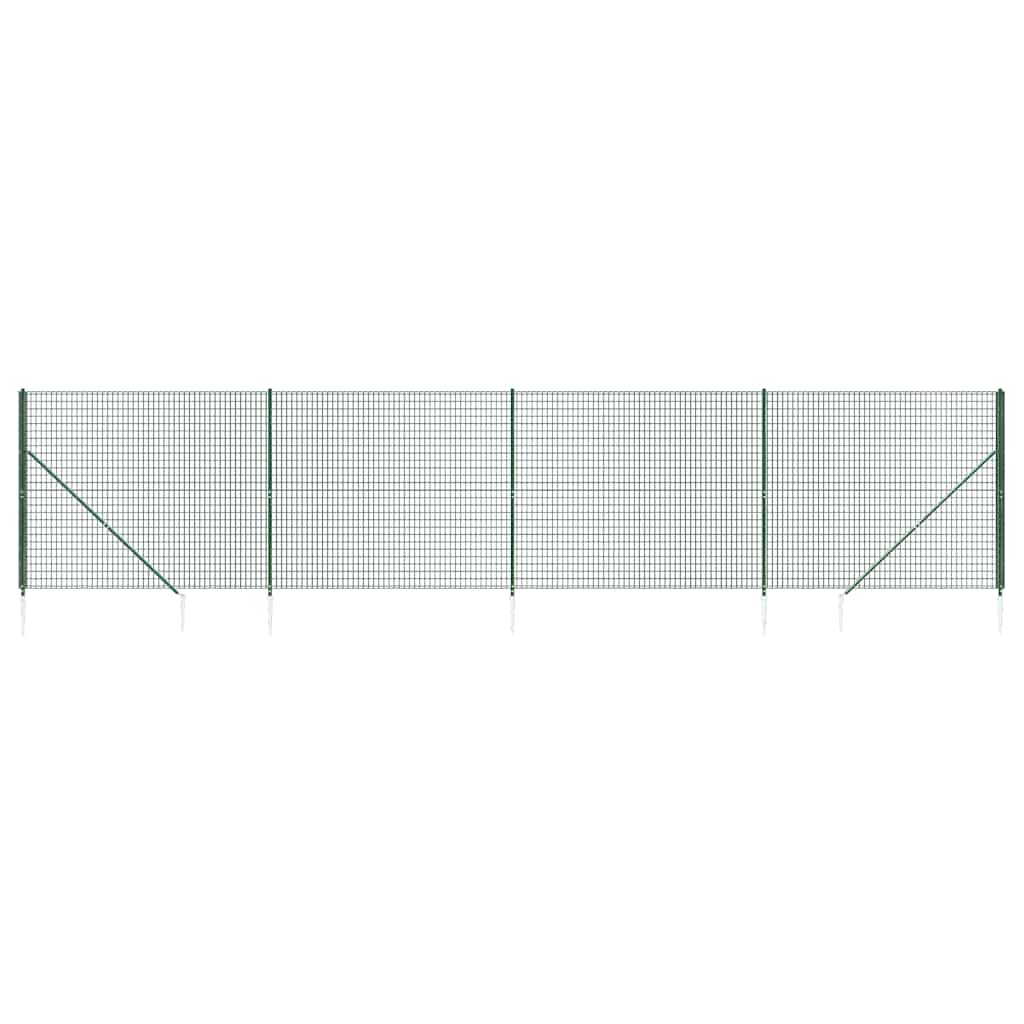 Draadgaashek met grondankers 2x10 m groen is nu te koop bij PeponiXL, paradijselijk wonen!