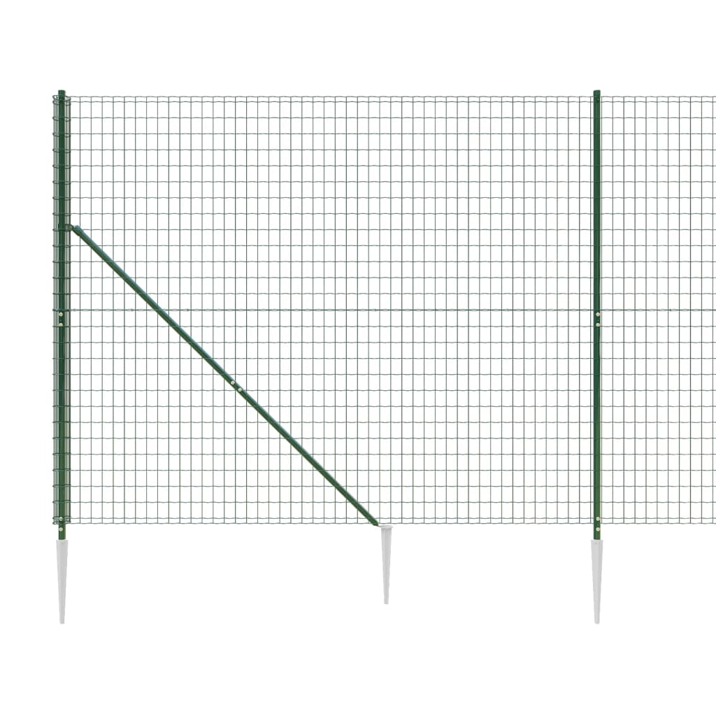Draadgaashek met grondankers 2x10 m groen is nu te koop bij PeponiXL, paradijselijk wonen!