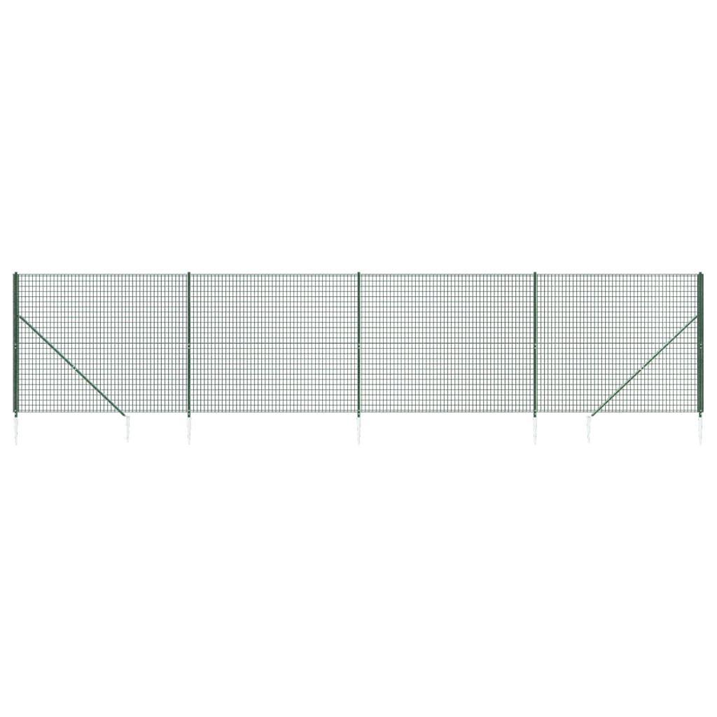 Draadgaashek met grondankers 2,2x10 m groen is nu te koop bij PeponiXL, paradijselijk wonen!