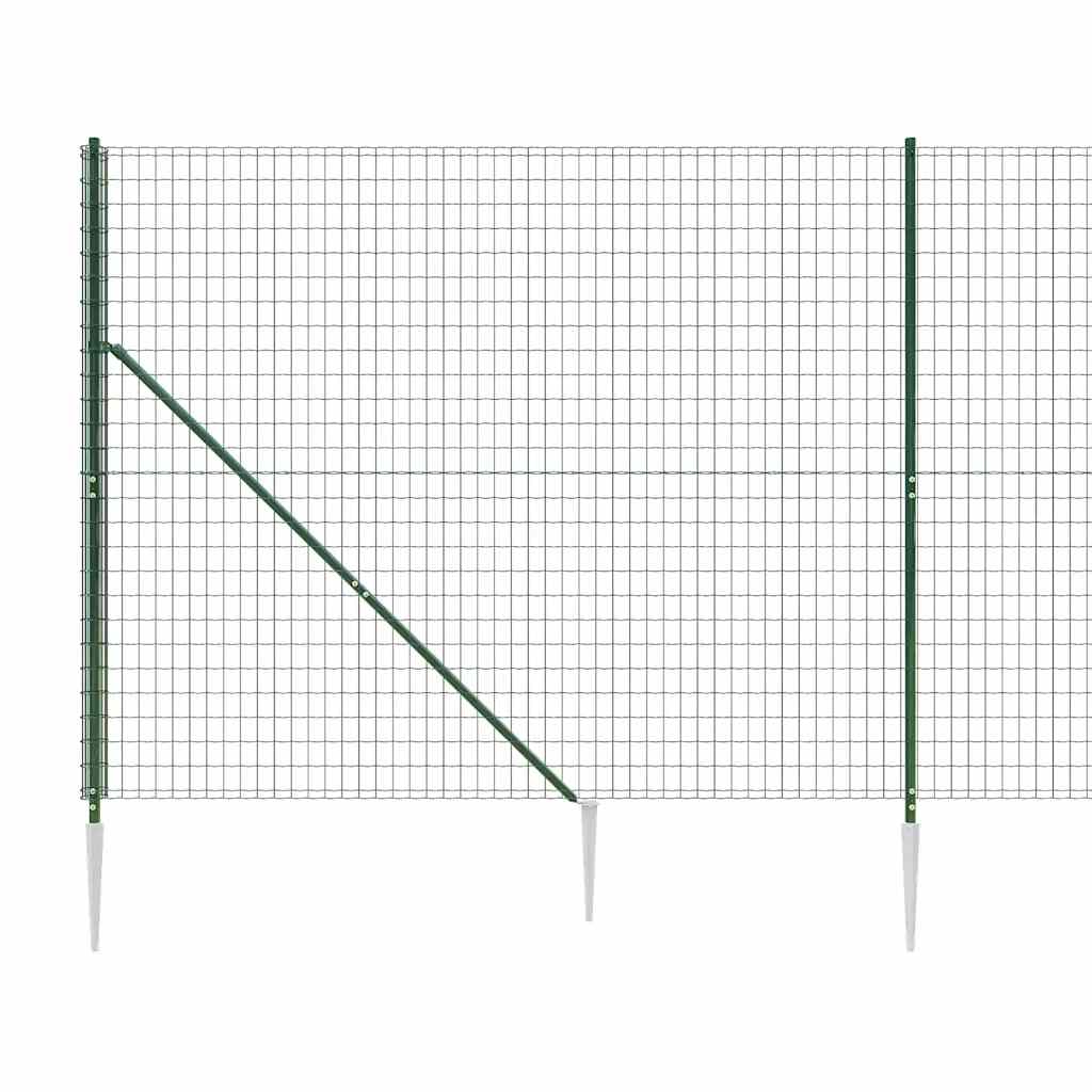 Draadgaashek met grondankers 1,4x25 m groen is nu te koop bij PeponiXL, paradijselijk wonen!