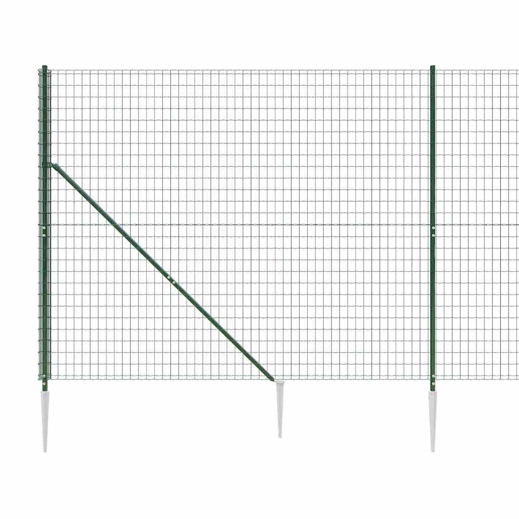 Draadgaashek met grondankers 2,2x25 m groen is nu te koop bij PeponiXL, paradijselijk wonen!