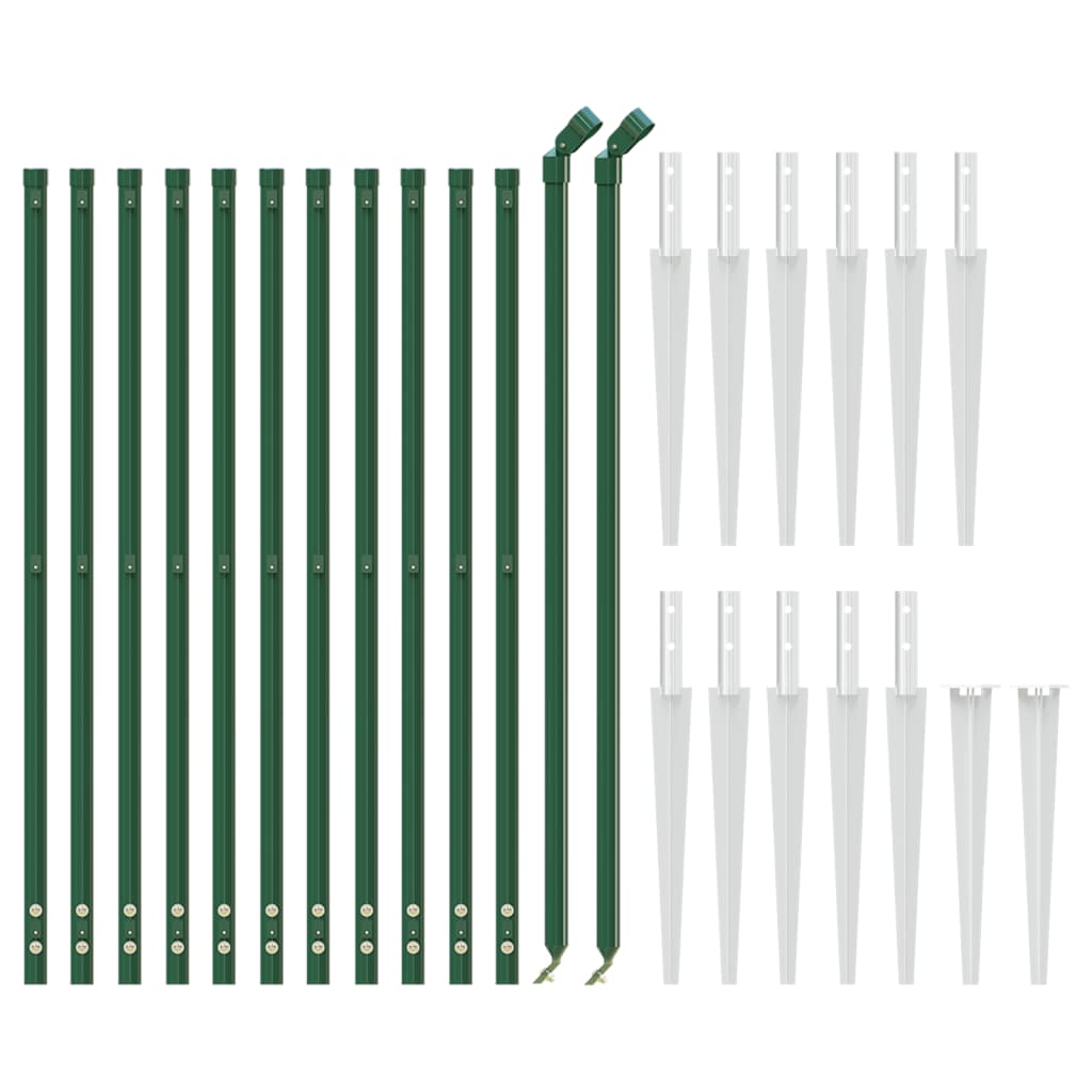 Draadgaashek met grondankers 1,1x25 m groen is nu te koop bij PeponiXL, paradijselijk wonen!
