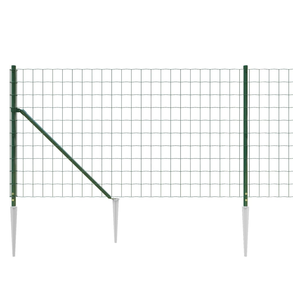 Draadgaashek met grondankers 1,1x25 m groen is nu te koop bij PeponiXL, paradijselijk wonen!