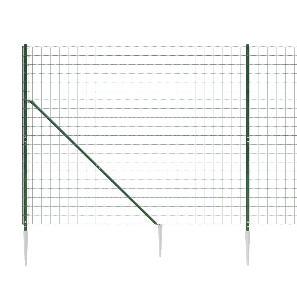 Draadgaashek met grondankers 1,8x10 m groen is nu te koop bij PeponiXL, paradijselijk wonen!