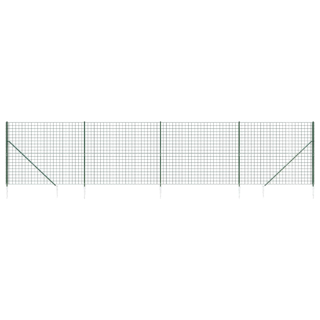 Draadgaashek met grondankers 2,2x10 m groen is nu te koop bij PeponiXL, paradijselijk wonen!