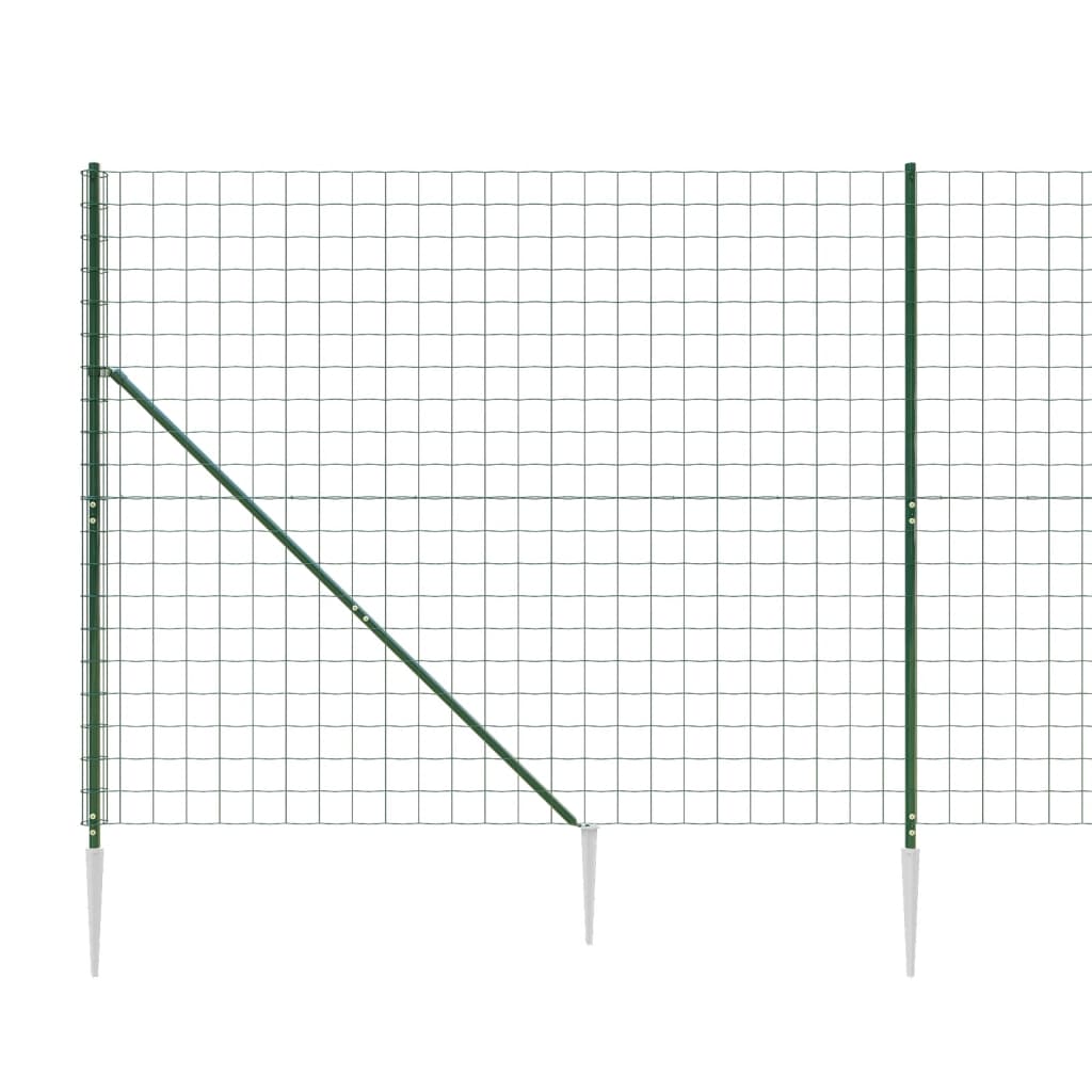 Draadgaashek met grondankers 2,2x10 m groen is nu te koop bij PeponiXL, paradijselijk wonen!