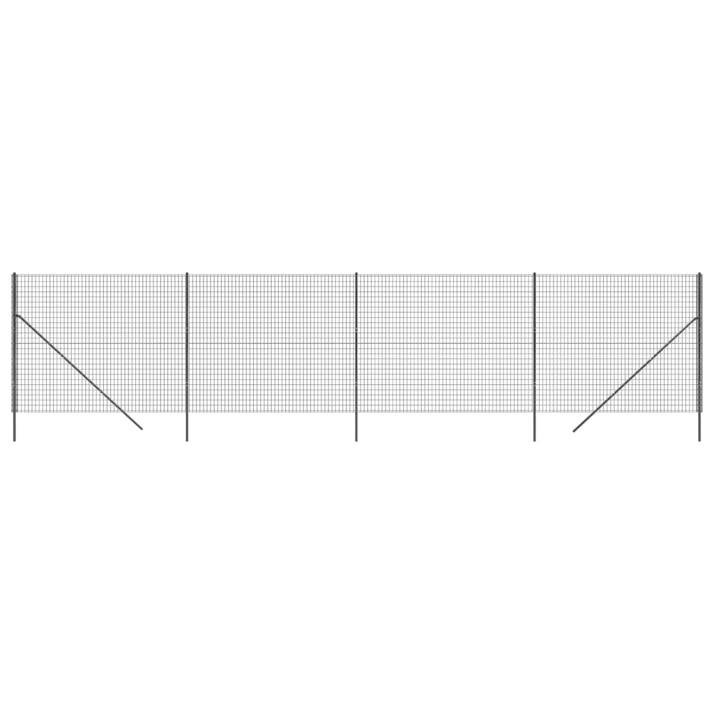 Draadgaashek 2x10 m gegalvaniseerd staal antracietkleurig is nu te koop bij PeponiXL, paradijselijk wonen!