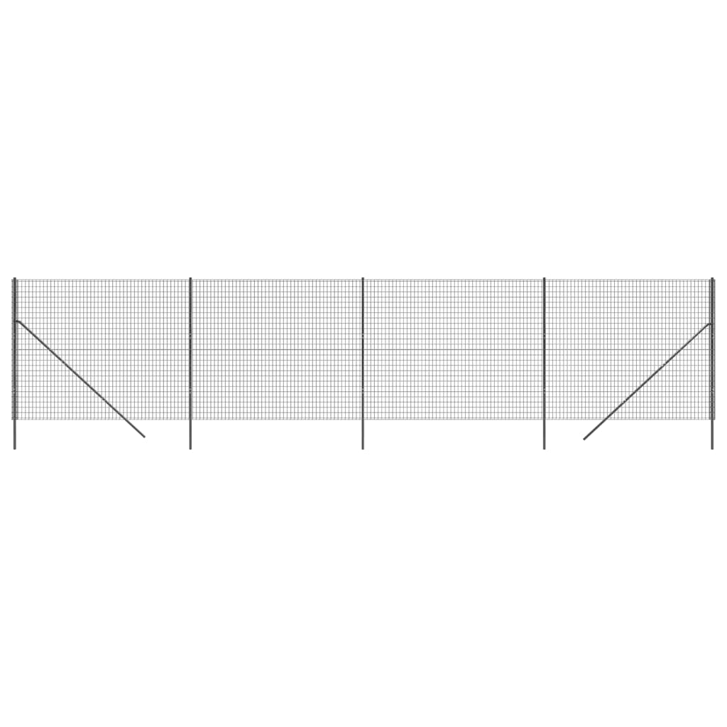 Draadgaashek 2,2x10 m gegalvaniseerd staal antracietkleurig is nu te koop bij PeponiXL, paradijselijk wonen!