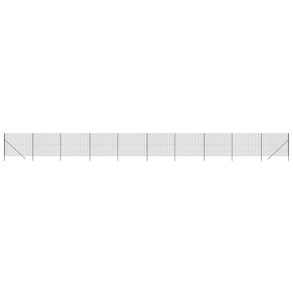 Draadgaashek 1,4x25 m gegalvaniseerd staal antracietkleurig is nu te koop bij PeponiXL, paradijselijk wonen!