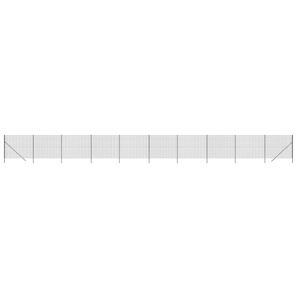 Draadgaashek 2x25 m gegalvaniseerd staal antracietkleur is nu te koop bij PeponiXL, paradijselijk wonen!