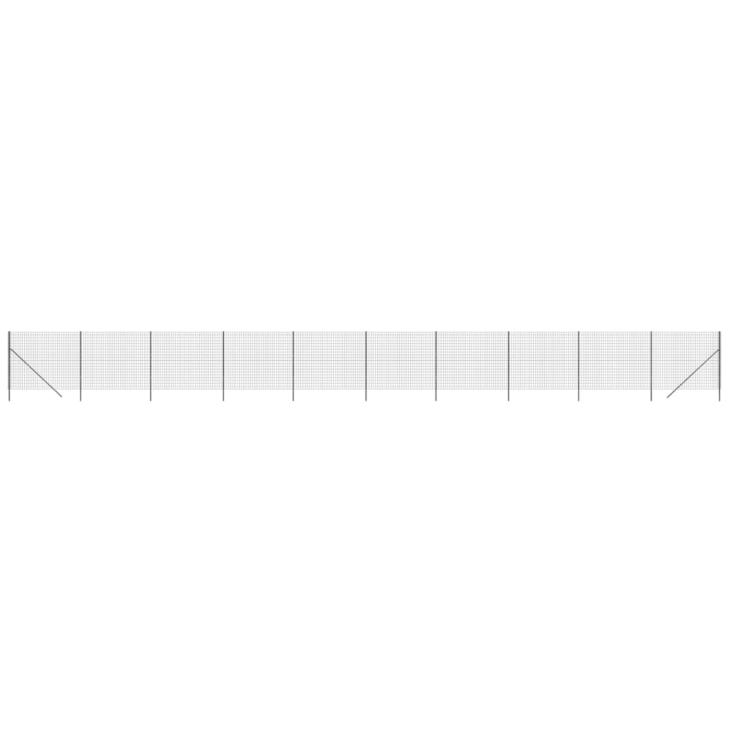 Draadgaashek 1,6x25 m gegalvaniseerd staal antracietkleur is nu te koop bij PeponiXL, paradijselijk wonen!