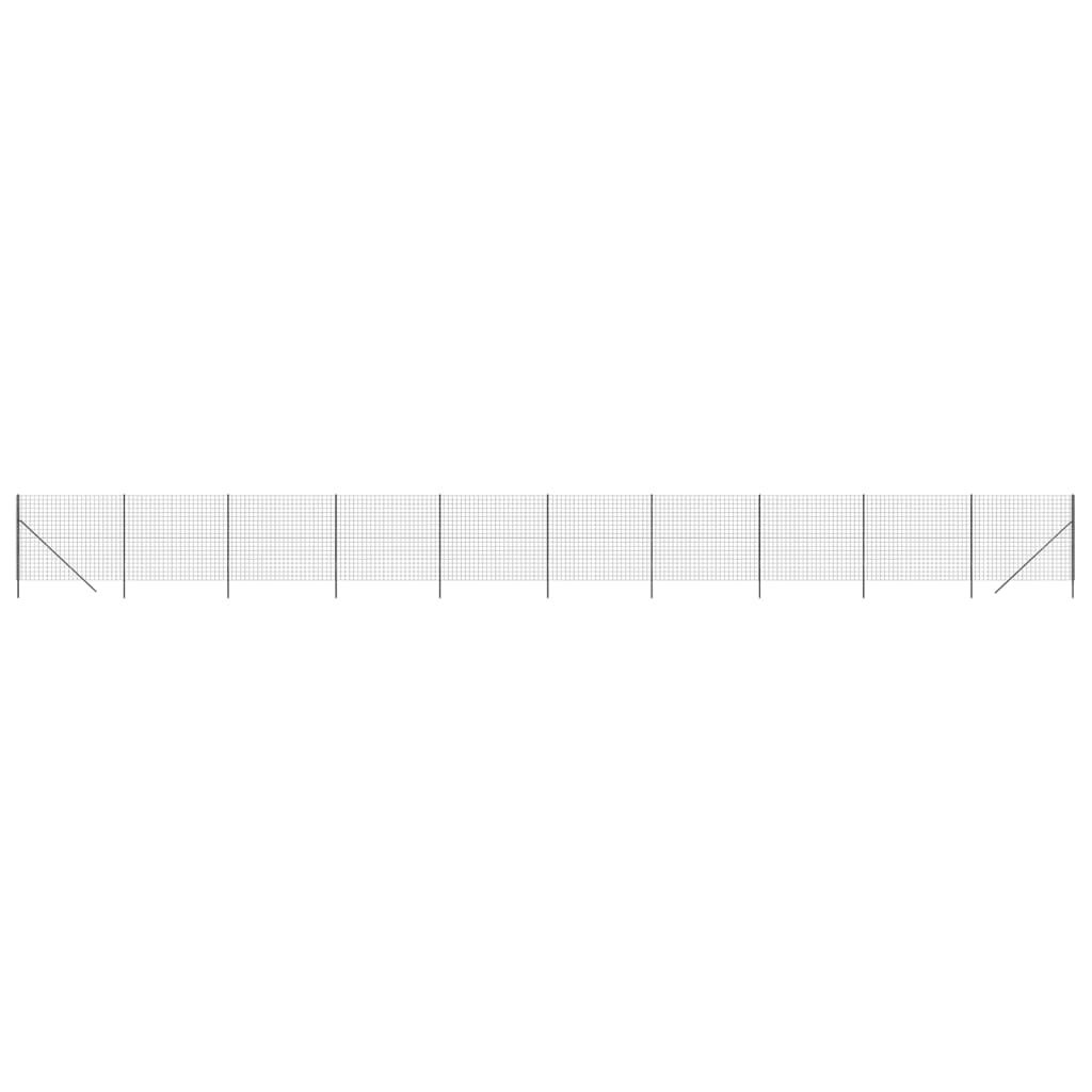 Draadgaashek 1,4x25 m gegalvaniseerd staal antracietkleurig is nu te koop bij PeponiXL, paradijselijk wonen!