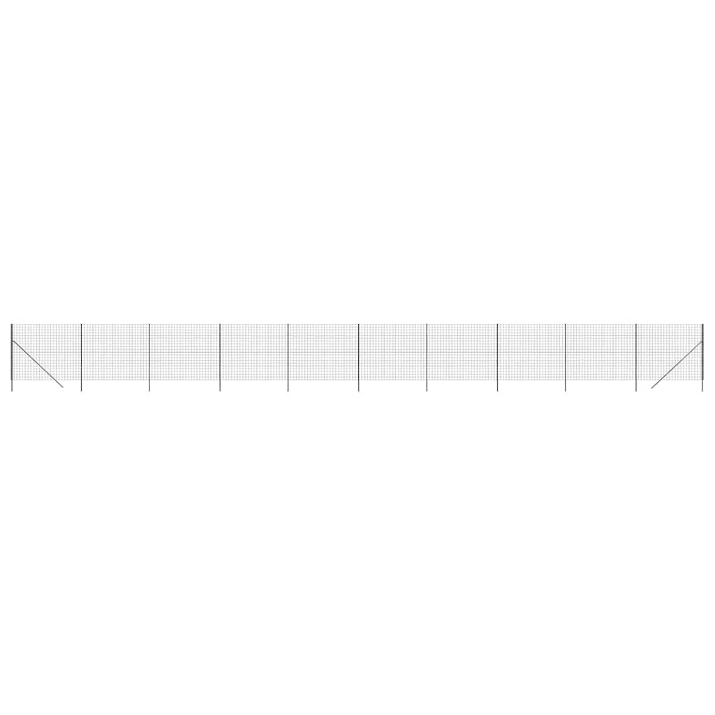 Draadgaashek 2,2x25 m gegalvaniseerd staal antracietkleur is nu te koop bij PeponiXL, paradijselijk wonen!