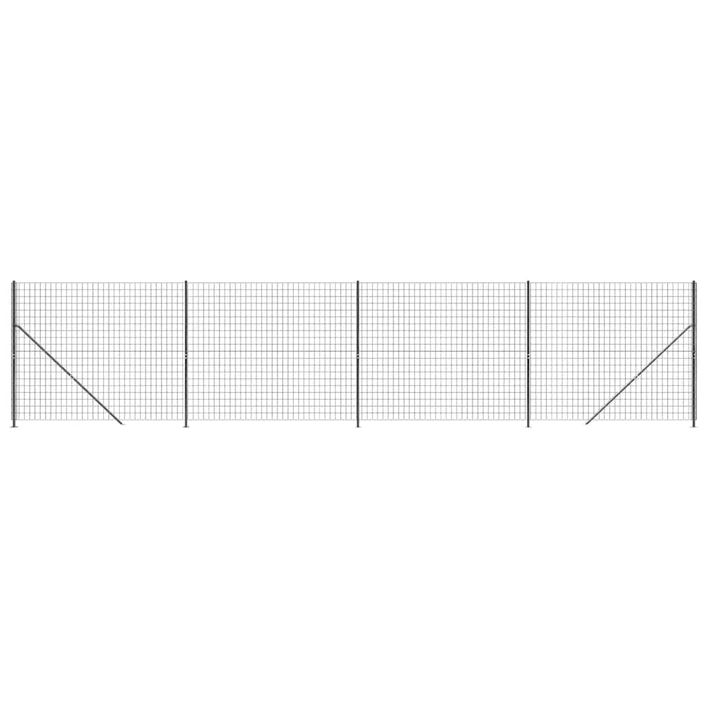 Draadgaashek met flens 1,4x10 m antracietkleurig is nu te koop bij PeponiXL, paradijselijk wonen!