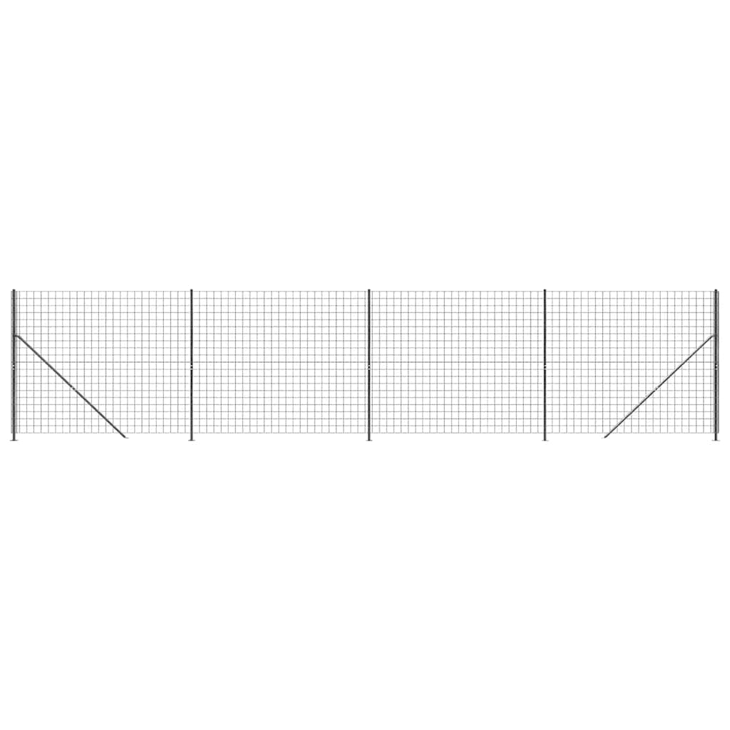 Draadgaashek met flens 2x10 m antracietkleurig is nu te koop bij PeponiXL, paradijselijk wonen!