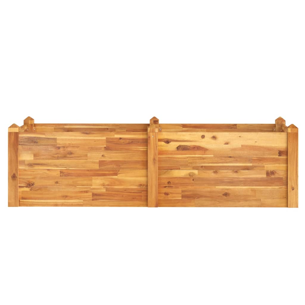 Plantenbak verhoogd 160x60x44 cm massief acaciahout is nu te koop bij PeponiXL, paradijselijk wonen!