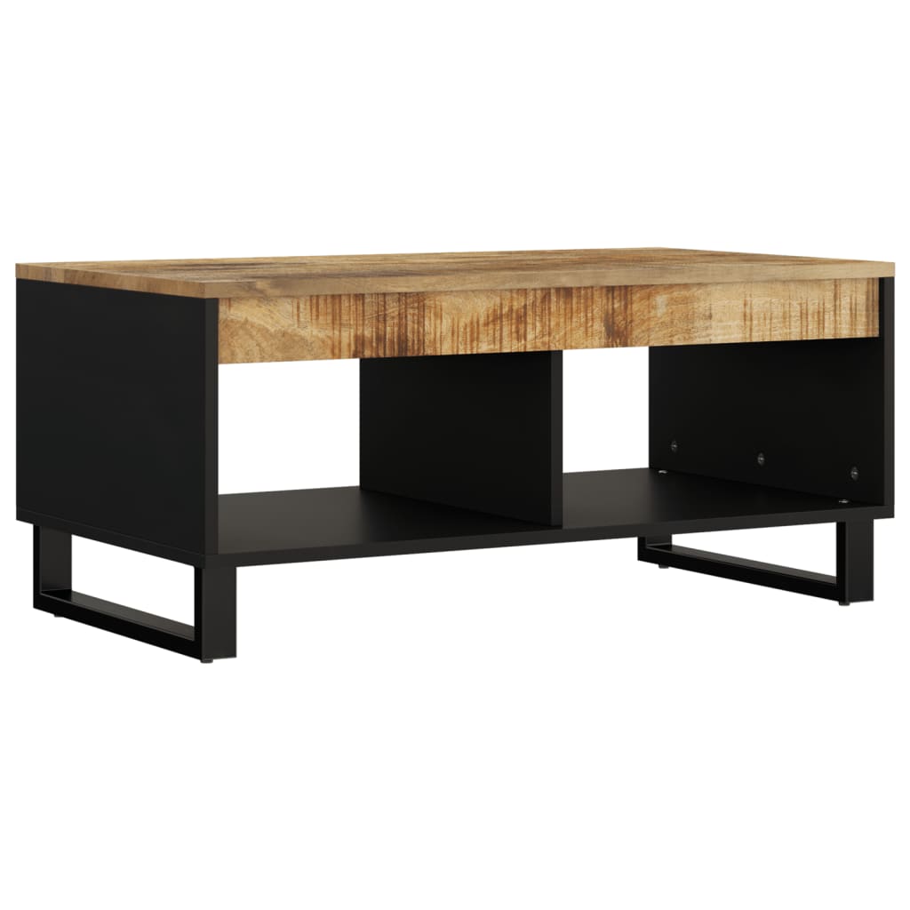 Salontafel 90x50x40 cm massief mangohout is nu te koop bij PeponiXL, paradijselijk wonen!