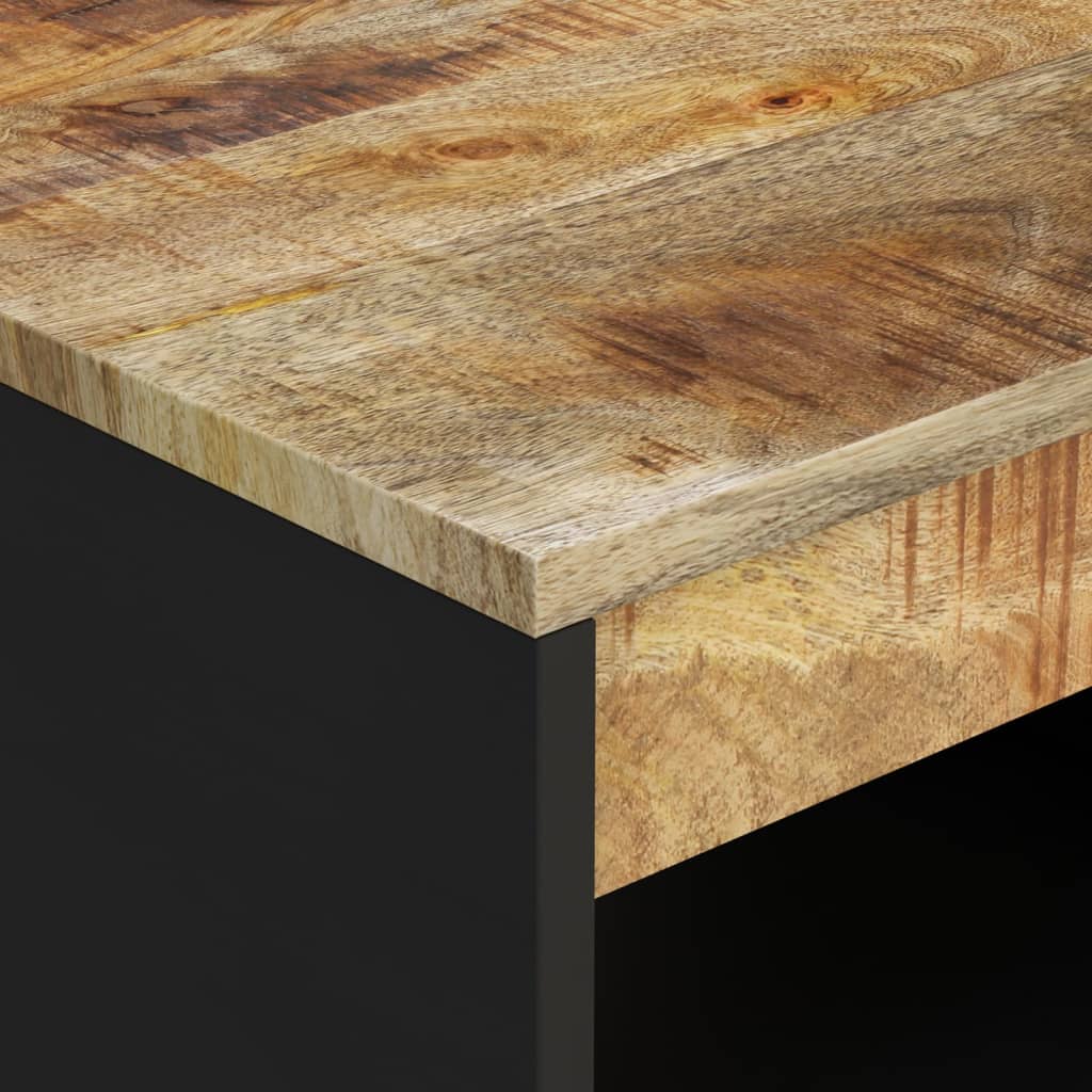 Salontafel 90x50x40 cm massief mangohout is nu te koop bij PeponiXL, paradijselijk wonen!