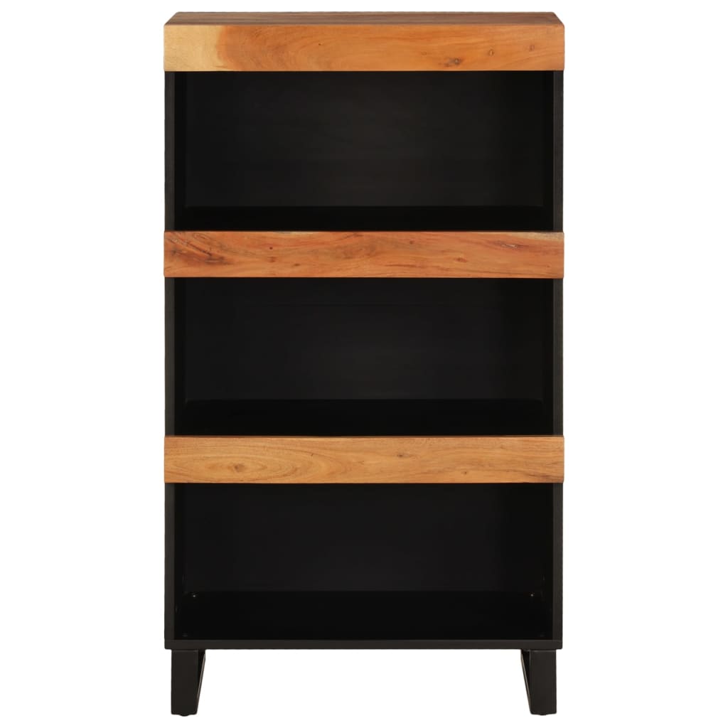 Bijzetkast 60x33x107 cm massief acaciahout is nu te koop bij PeponiXL, paradijselijk wonen!