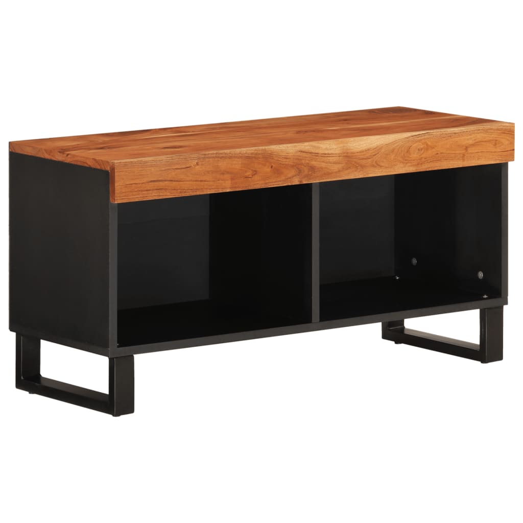 Tv-meubel 85x33x43,5 cm massief acaciahout is nu te koop bij PeponiXL, paradijselijk wonen!