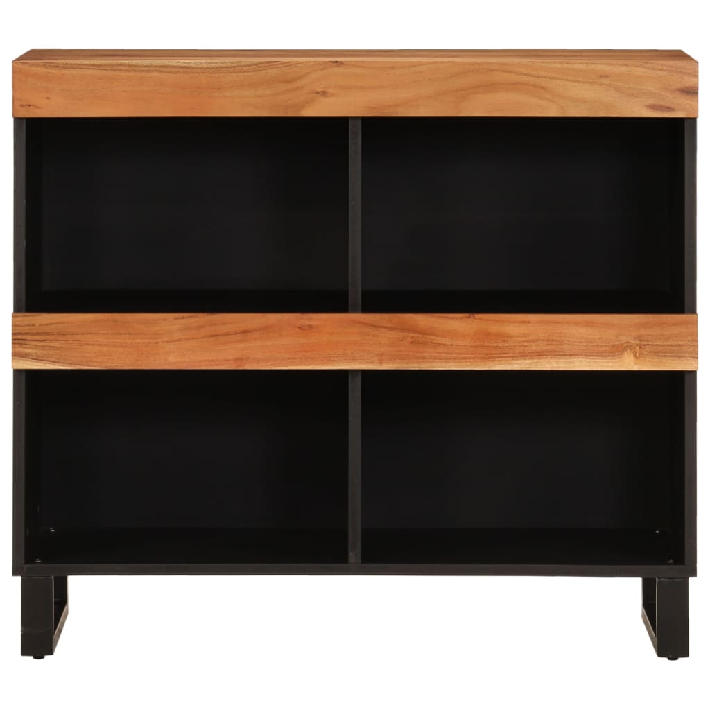 Bijzetkast 85x33x75 cm massief acaciahout is nu te koop bij PeponiXL, paradijselijk wonen!
