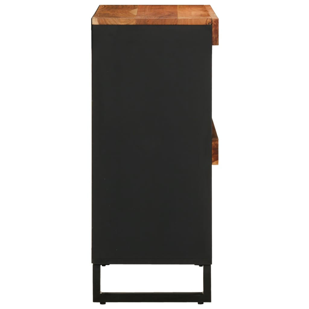 Bijzetkast 85x33x75 cm massief acaciahout is nu te koop bij PeponiXL, paradijselijk wonen!