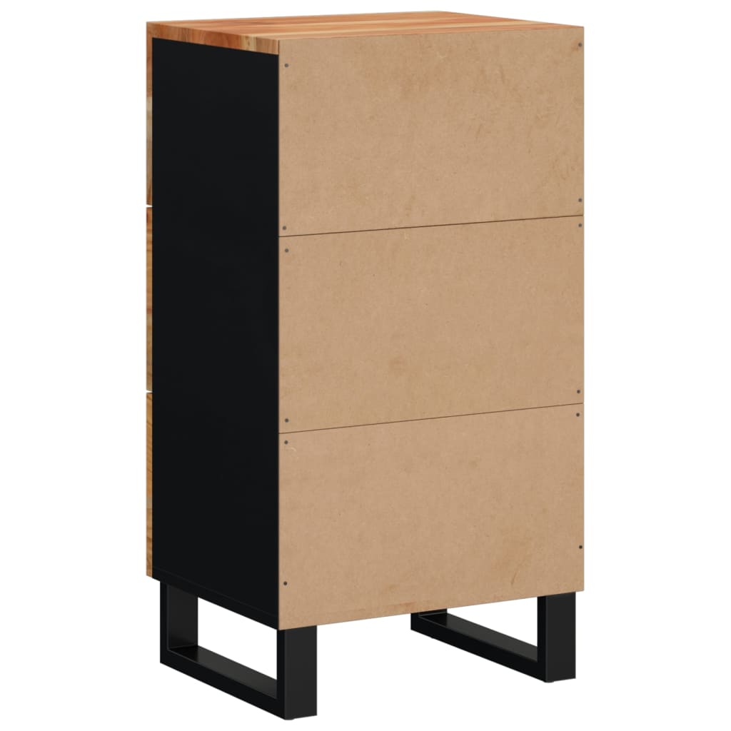 Dressoir met 3 lades 40x33,5x75 cm massief acaciahout is nu te koop bij PeponiXL, paradijselijk wonen!