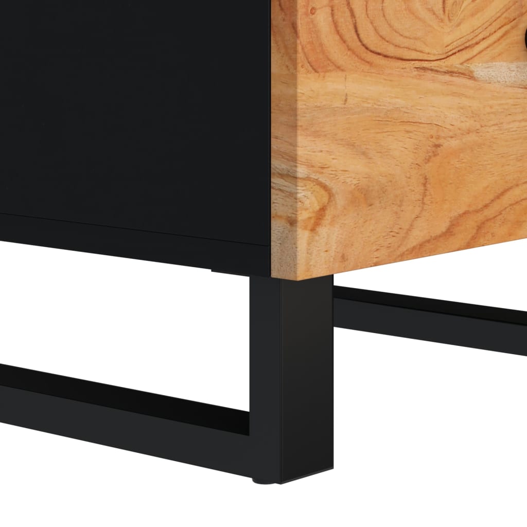 Dressoir met 3 lades 40x33,5x75 cm massief acaciahout is nu te koop bij PeponiXL, paradijselijk wonen!