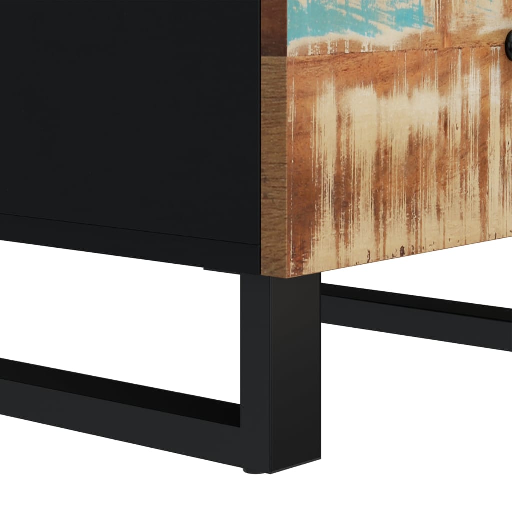 Dressoir met 3 lades 40x33,5x75 cm massief gerecycled hout is nu te koop bij PeponiXL, paradijselijk wonen!