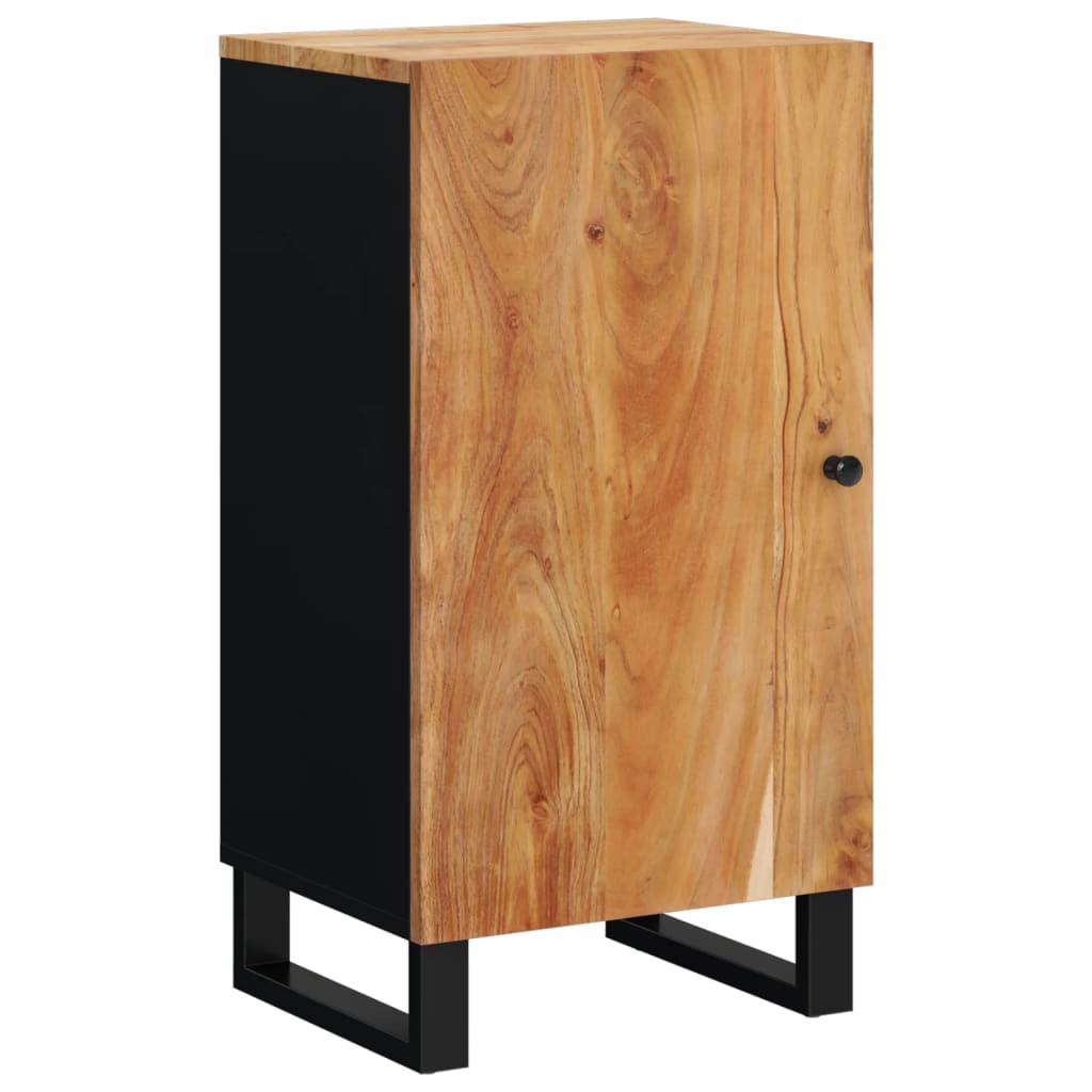 Dressoir met deur 40x31x75 cm massief acaciahout is nu te koop bij PeponiXL, paradijselijk wonen!