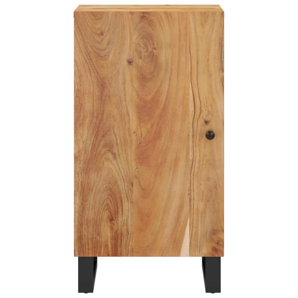 Dressoir met deur 40x31x75 cm massief acaciahout is nu te koop bij PeponiXL, paradijselijk wonen!