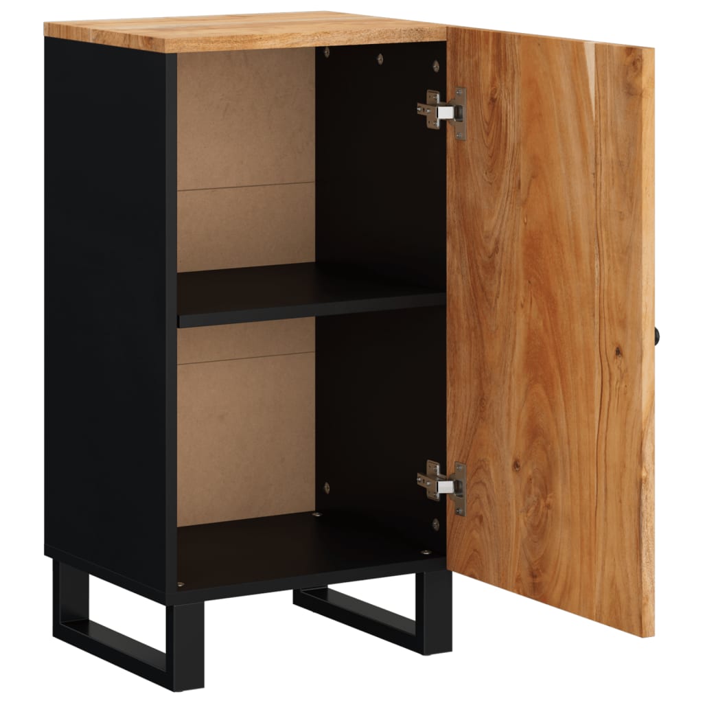 Dressoir met deur 40x31x75 cm massief acaciahout is nu te koop bij PeponiXL, paradijselijk wonen!