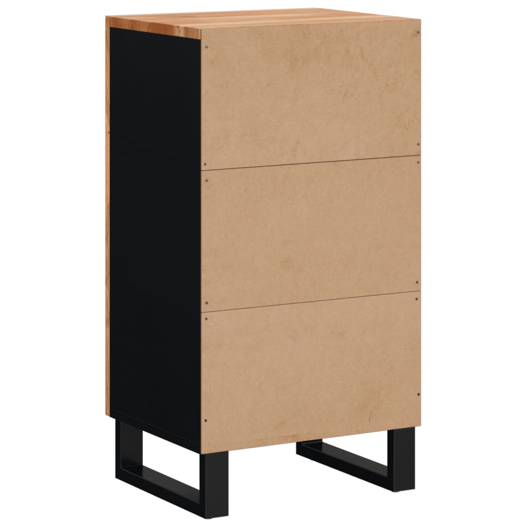 Dressoir met deur 40x31x75 cm massief acaciahout is nu te koop bij PeponiXL, paradijselijk wonen!