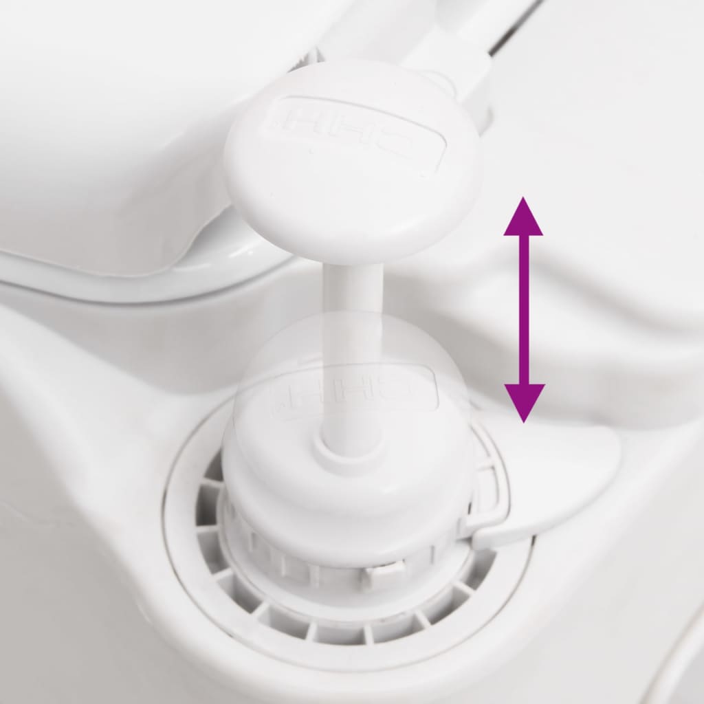 Campingtoilet geïntegreerd 24+17 L HDPE email is nu te koop bij PeponiXL, paradijselijk wonen!